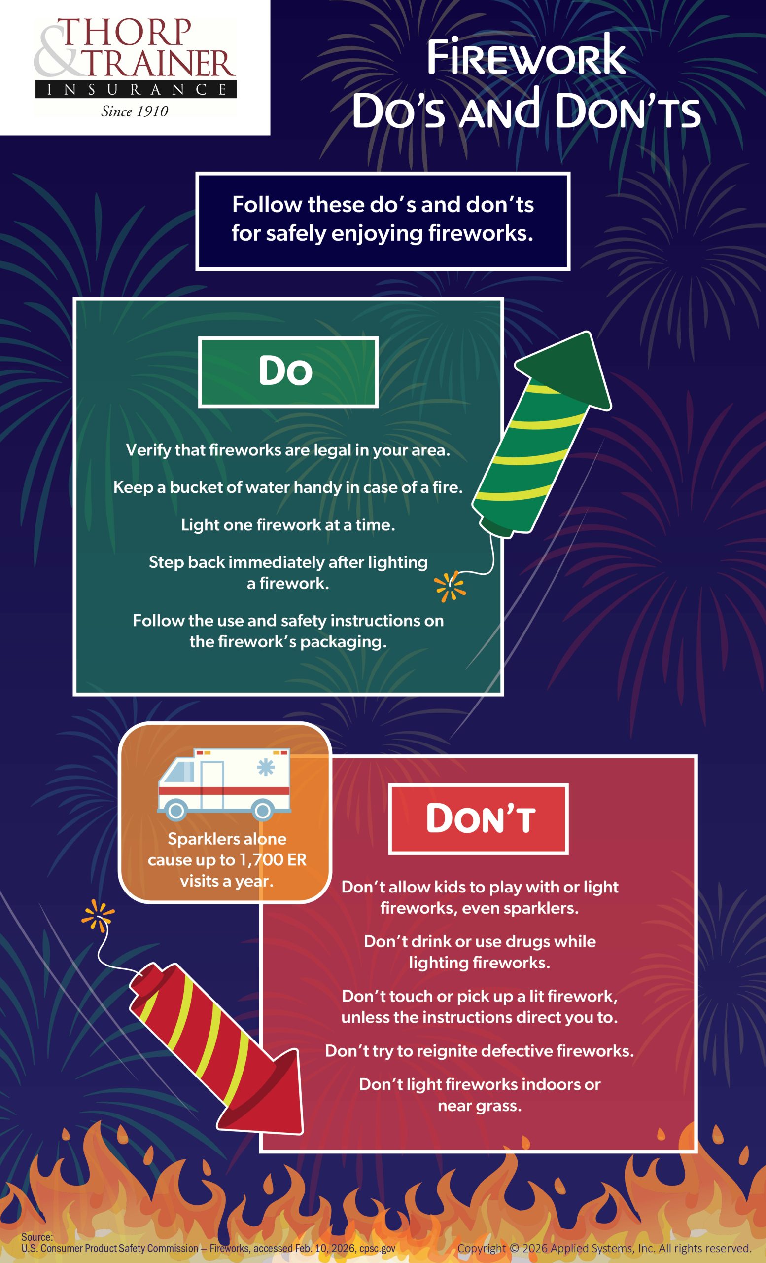 Firework Do’s and Don’ts